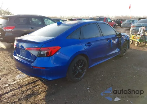 2022 Honda Civic Sport z USA, uszkodzony, nr VIN 2HGFE2F59NH568410